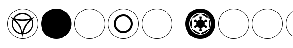 dPoly Imperial font preview